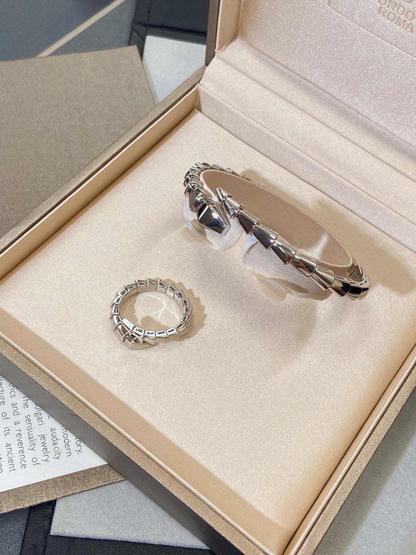 [AuraEcho]SERPENTI VIPER SILVER BRACELET