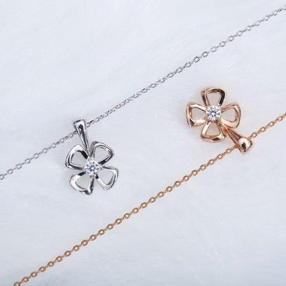 [AuraEcho]FIOREVER NECKLACE DIAMOND CENTER