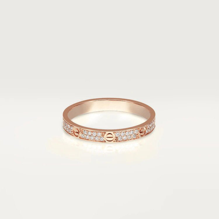 [AuraEcho]LOVE RING 2.65MM DIAMOND