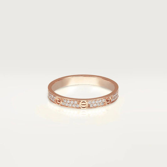 [AuraEcho]LOVE RING 2.65MM DIAMOND